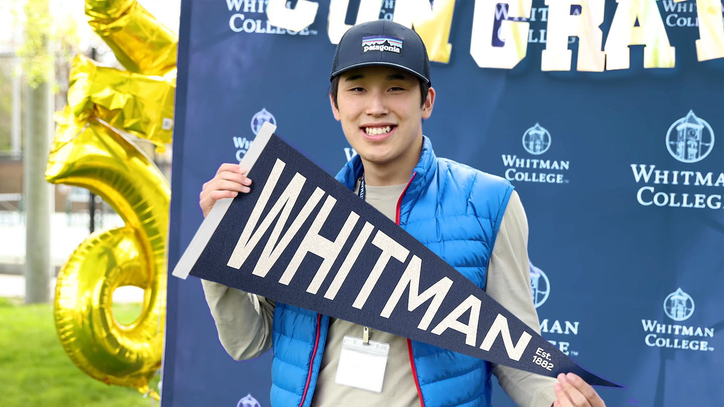 Prospective student excited about joining Whitman College