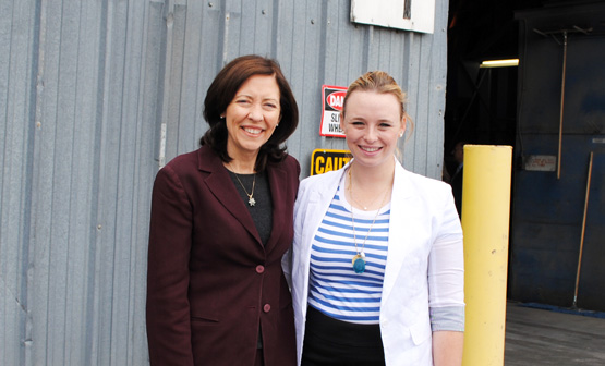 Elaine Whaley and Maria Cantwell