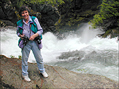 Mary Willis Randlett, Photo by Jay Bender, White River Falls,  May 2000