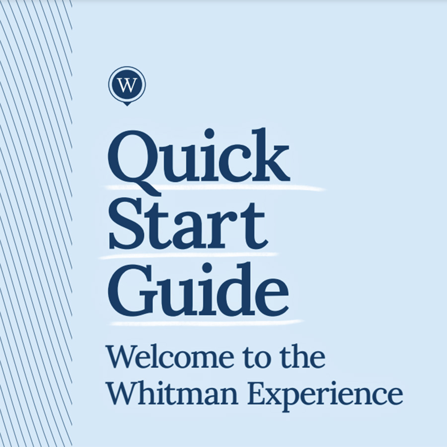 Quick Start Guide Whitman College Cover