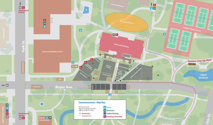 Commencement Map | Whitman College