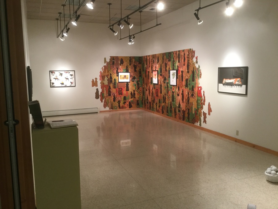 Inside the Trove/Trope exhibit