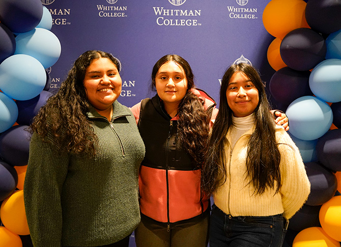 A group of VSP visitors at Fall for Whitman 2023.