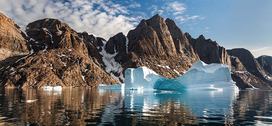 Greenland artic landscape