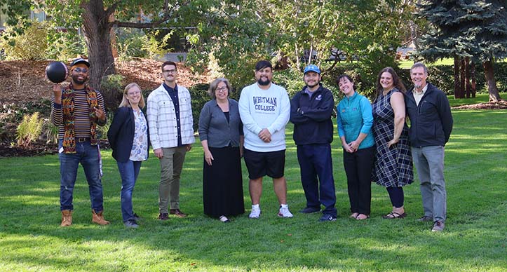 Residence Life staff group outdoors.