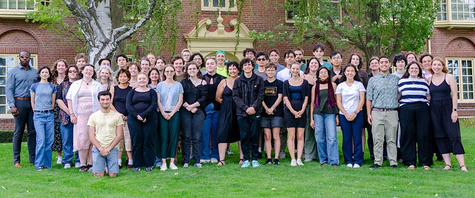 Residence Life staff group outside.