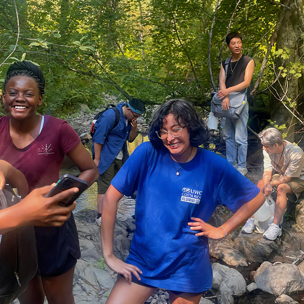 Whitman College BIPOC Outdoor Club on an expedition.