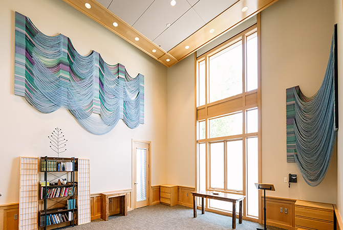 The All Faiths Room at Whitman College, located in Reid Campus Center, Room 110
