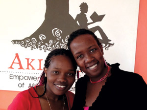 Faith Nyakundi ’17 and Wanjiru Kamau-Rutenberg ’01
