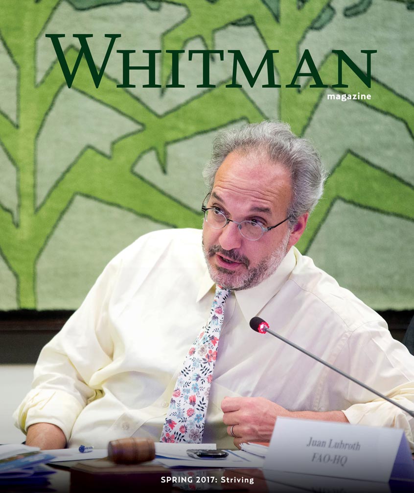 Spring 2017 Whitman Magazine Cover