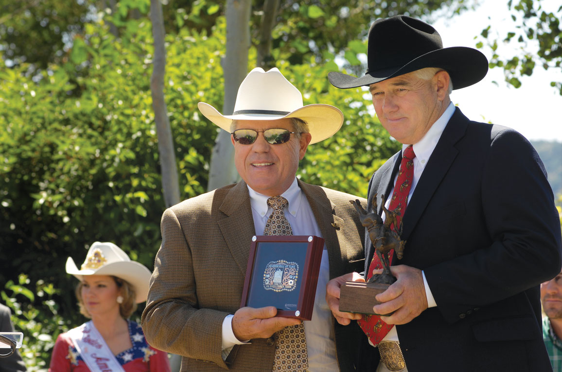 Doug Corey was inducted into the ProRodeo Hall of Fame with Keith Martin