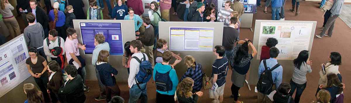 View of students and faculty at the Undergraduate Conference