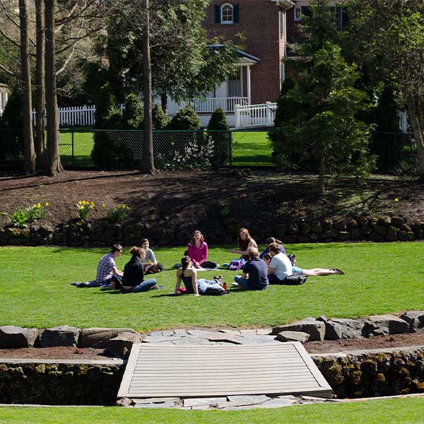 Students outside