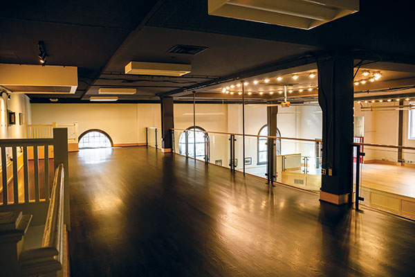 The Nippon Kan Theatre balcony area.