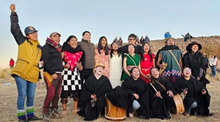 Group photo in Peru.