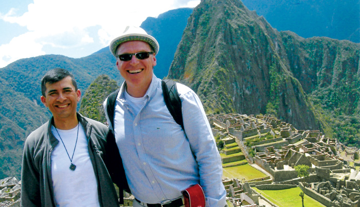 Jensen at Machu Picchu