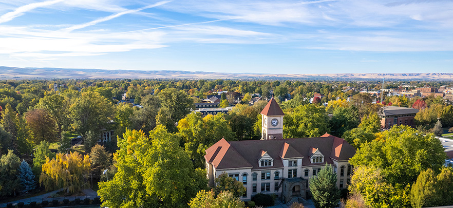 Whitman College Aerial of Campus