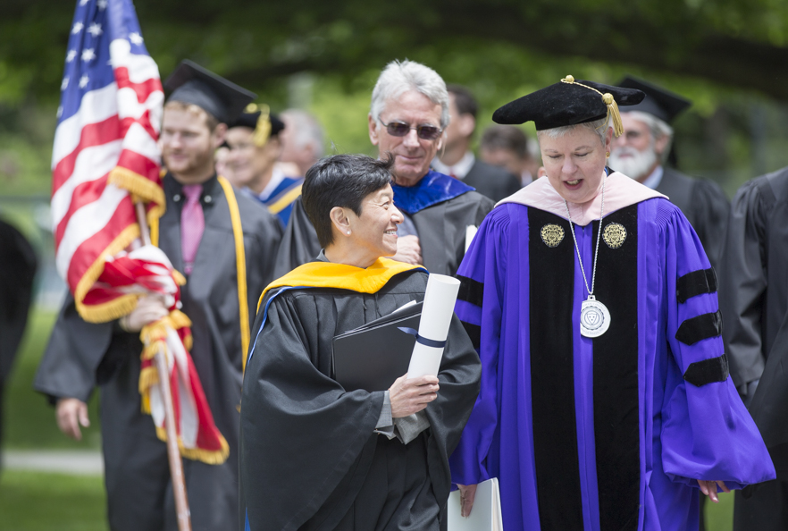 Commencement 2016 - President Murray and Justice Yu