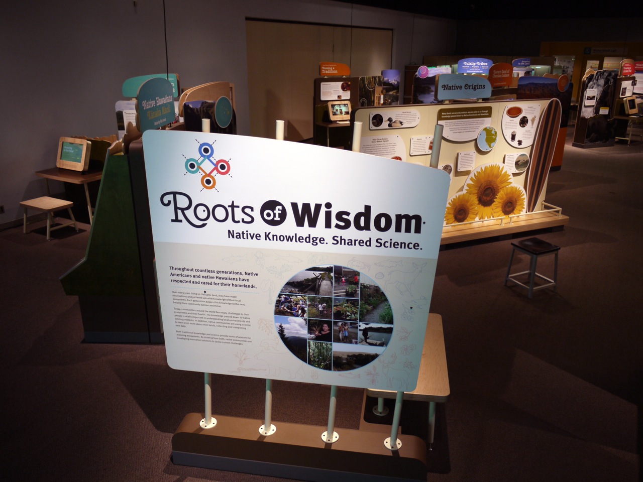 OMSI exhibit - Roots of Wisdom