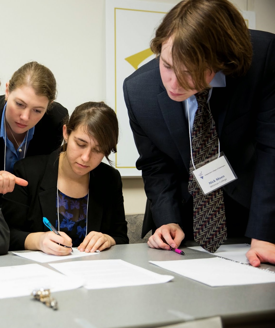 Whitman students compete in last year's Ethics Bowl