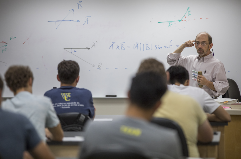 Professor of Physics Frederick Moore discusses opening concepts in his course Electricity and Magnetism.