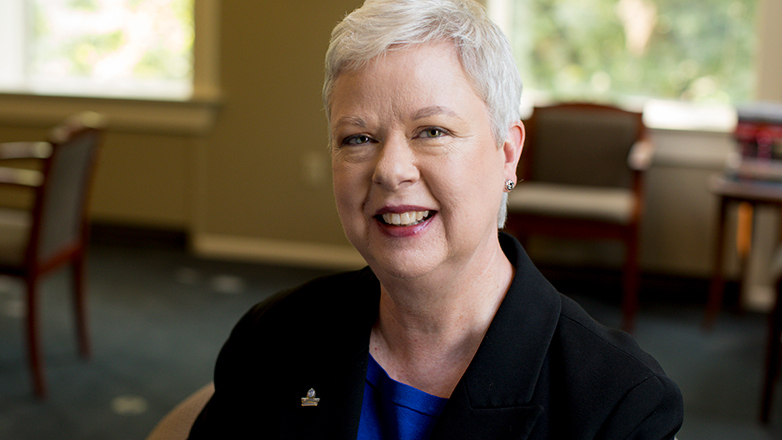 Portrait of Kathleen Murray, Whitman College's 14th president