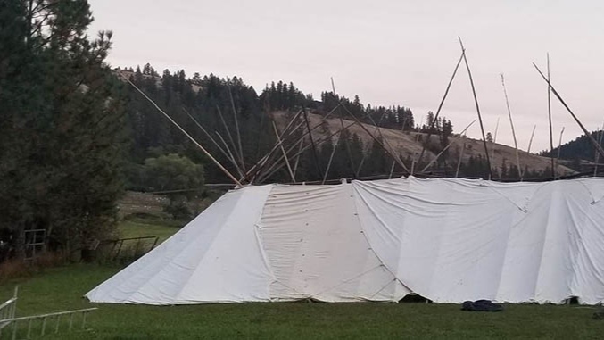 Plateau Long Tent photo courtesy of Roger Amerman.