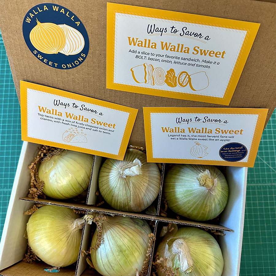 Sweet Onion Mailing Box Open