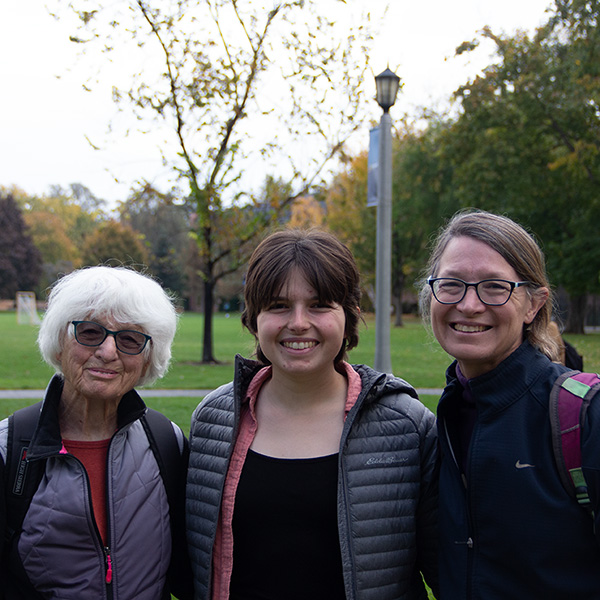 Three Whitman College community members 