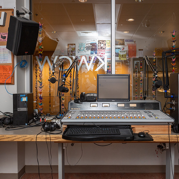 KWCW radio station console