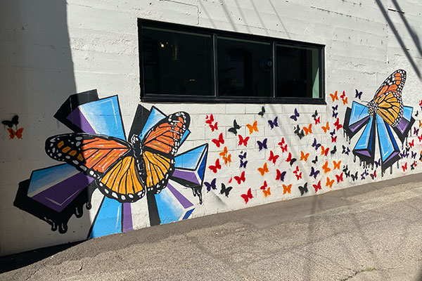 Monarch Butterfly Mural