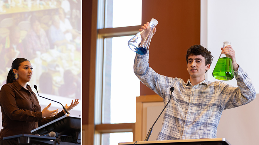 Whitman College student presenters at the Power & Privilege Symposium.