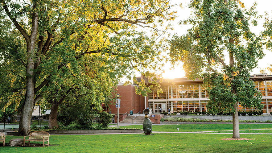 Penrose Library at Whitman College.