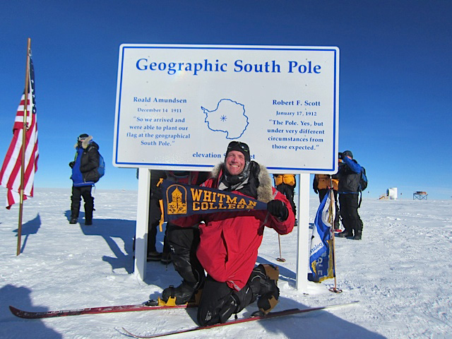 Geographic South Pole sign