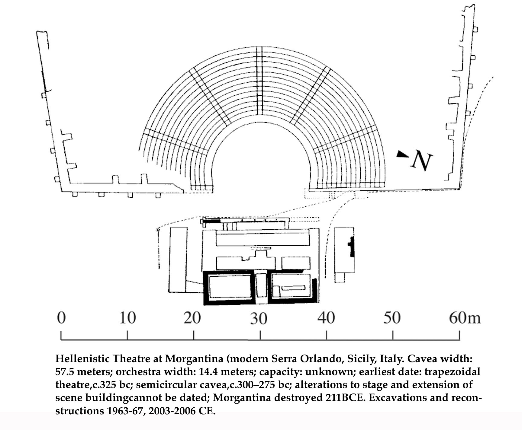 Morgantina.Morgantina.Theatre